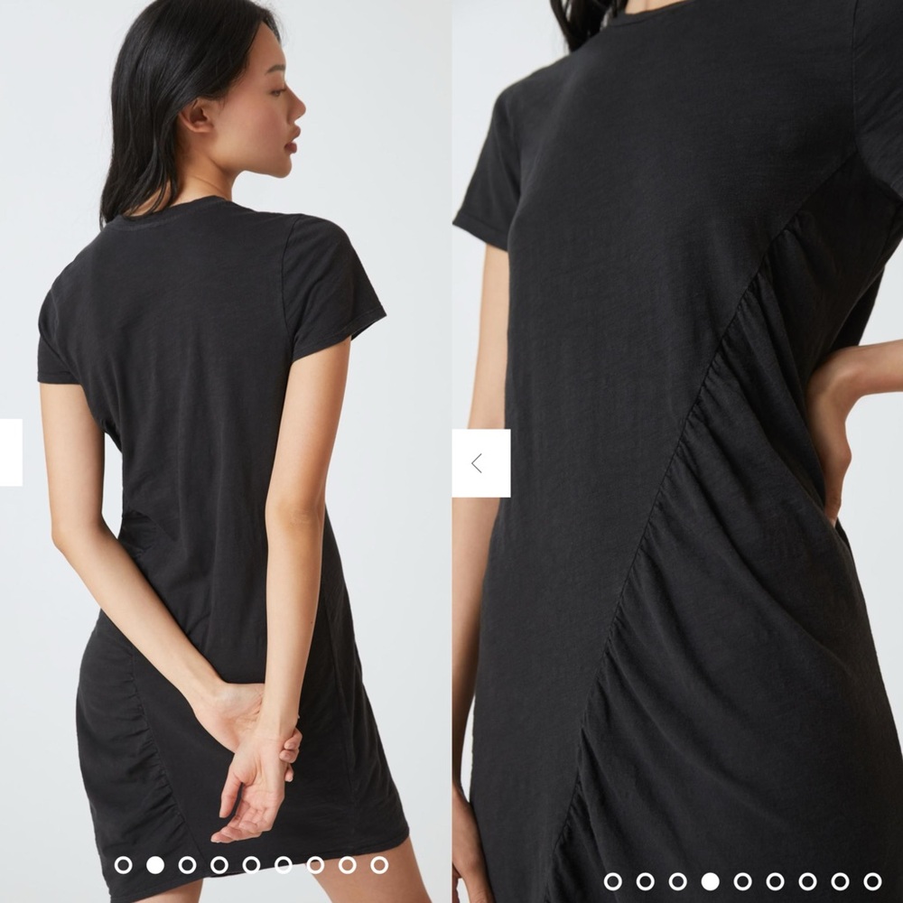 💜Firm Price💜Anthropologie T.La Ruched tee mini dress - Picture 6 of 14